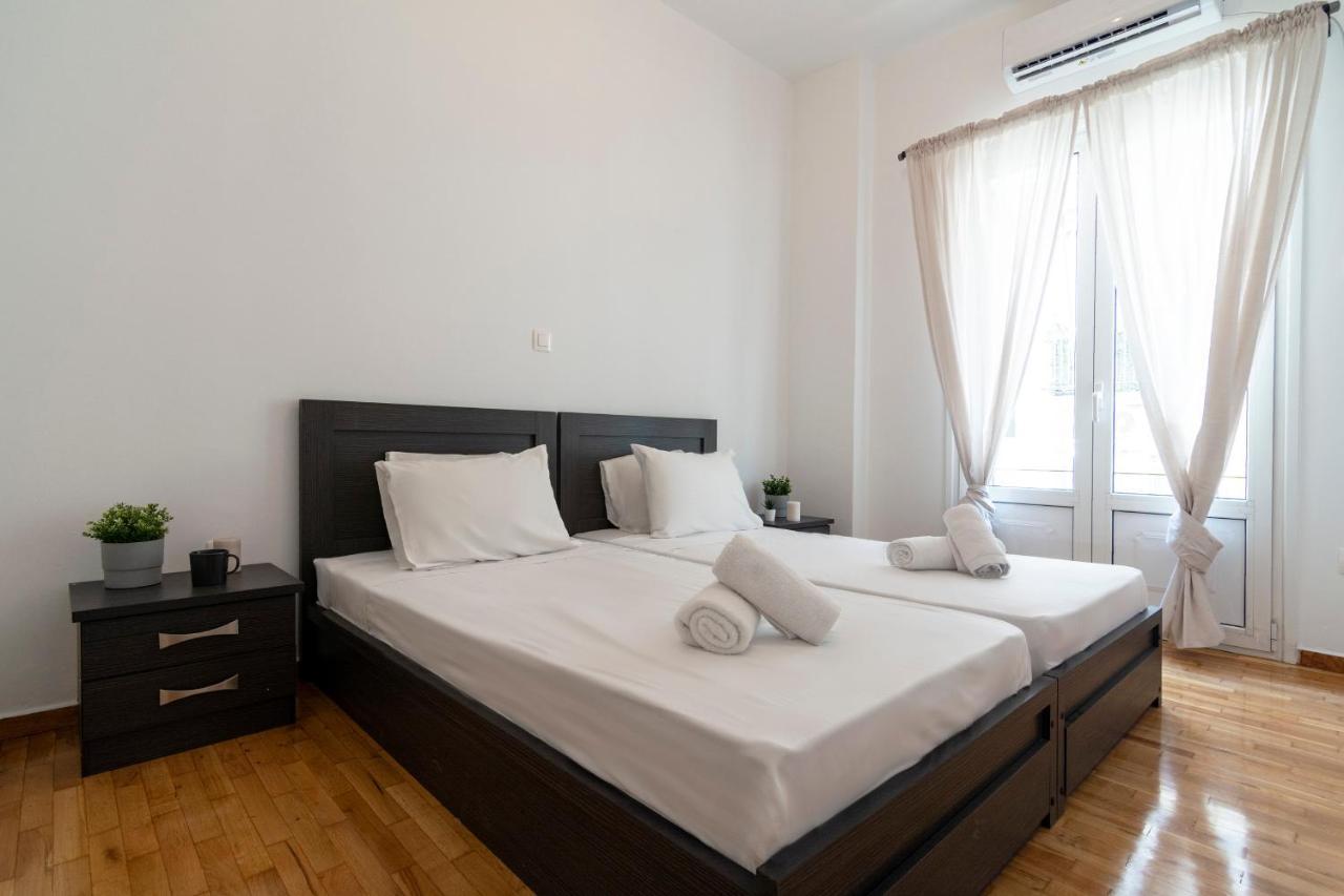 Modern 2Bd Apt In Athens , 3-Min Metro Экстерьер фото